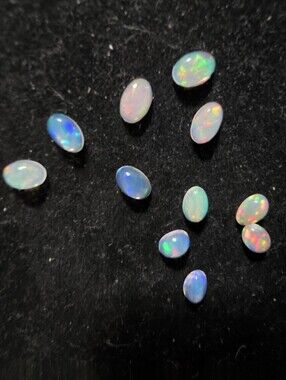 3.29 Carats AAA Oval Cabochons Opals
